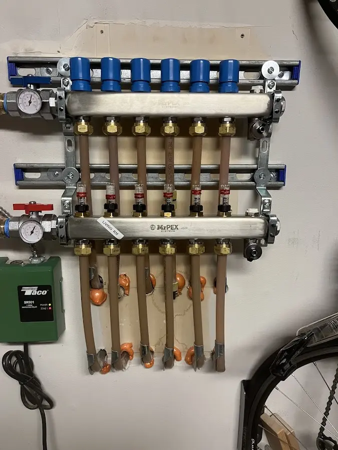 Plumber performing Leak Detection at a residential property in Clintonville